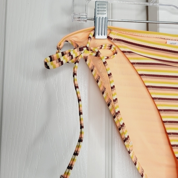 NEW Aerie Cheeky Tie Striped Bikini Bottom xlarge - Picture 4 of 5